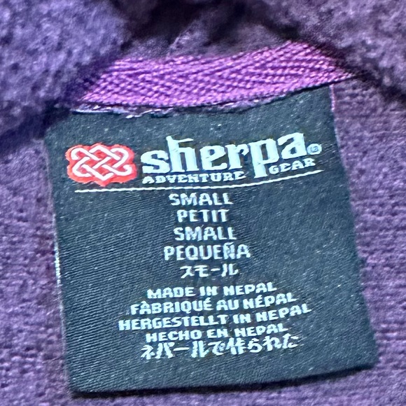 Sherpa Rolpa Eco Pullover Nepal Purple - Picture 6 of 6